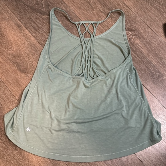 Lululemon Blue shirt | Size 6 - Picture 2 of 2